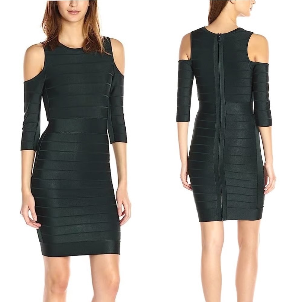 Cold Shoulder Bandage Dress